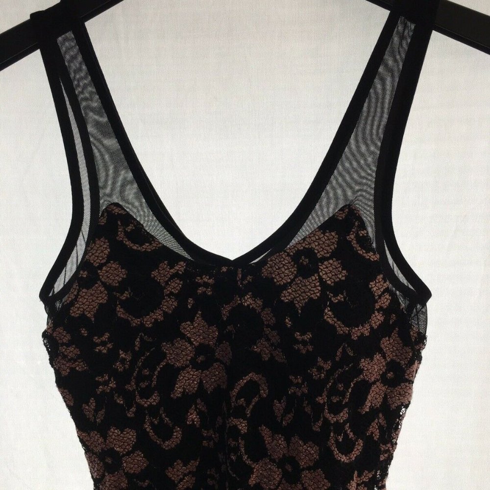 Almost Famous Dress Size S Black/Pink Built In Bra